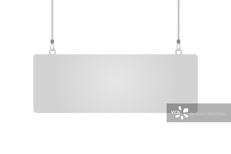 悬挂在天花板上的长方形吊饰图片素材