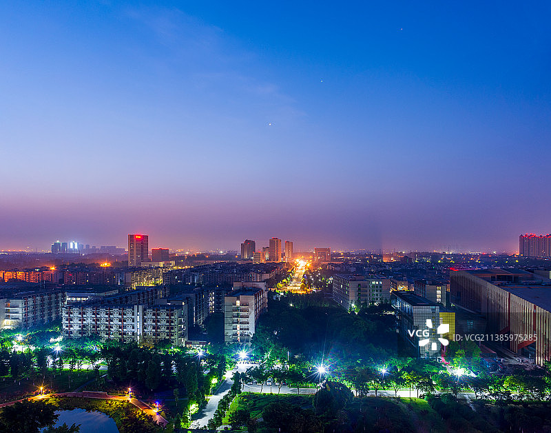 城市日出风光图片素材