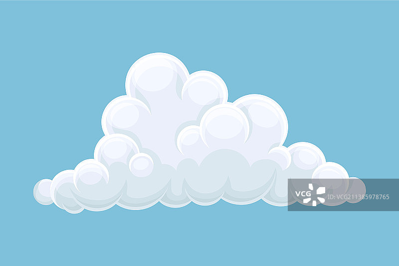 蓝色天空与白色云存储解决方案图片素材