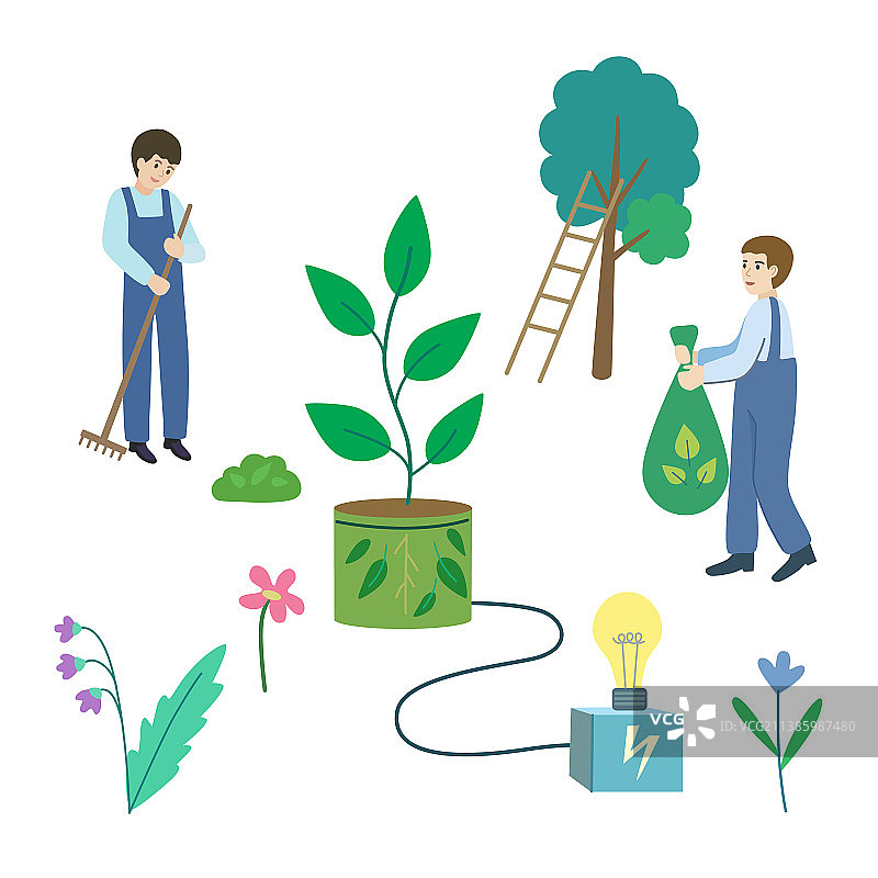 生物质能可再生清洁能源图片素材