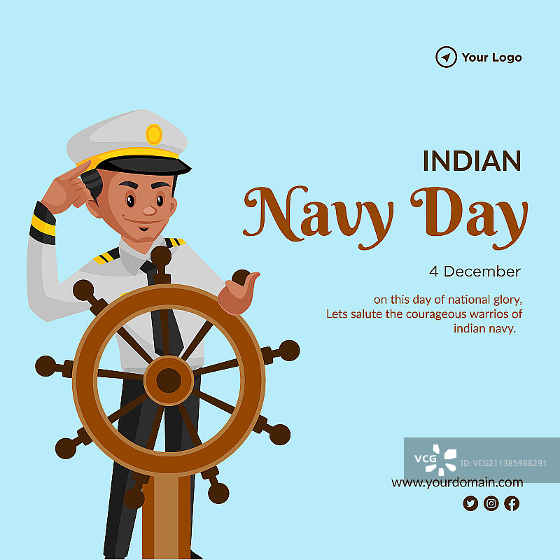 印度海军日banner设计图片素材