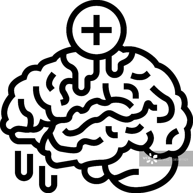 脑出血停止线图标图片素材