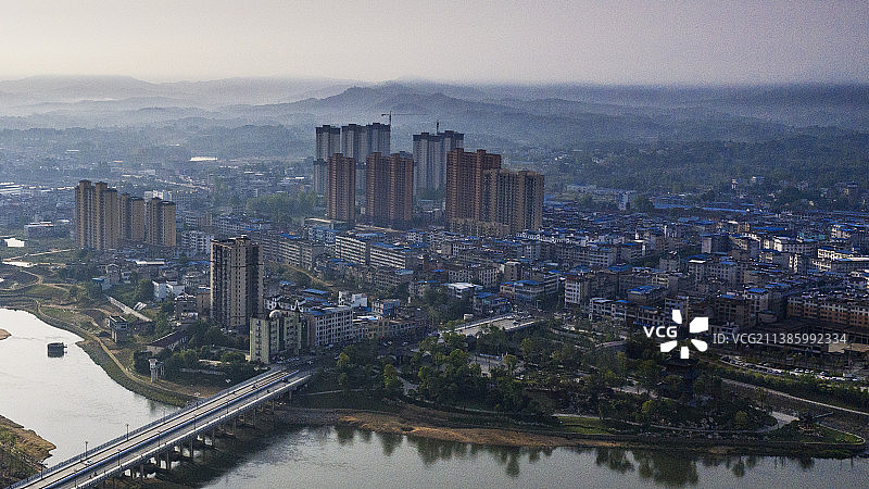 小城一角图片素材