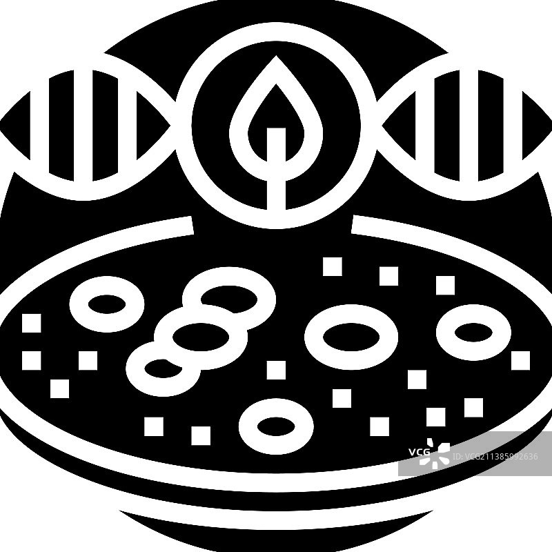 微生物生态学标志图标图片素材