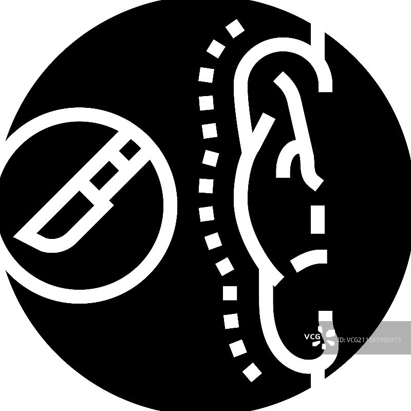 耳廓成形术标志符号图标图片素材
