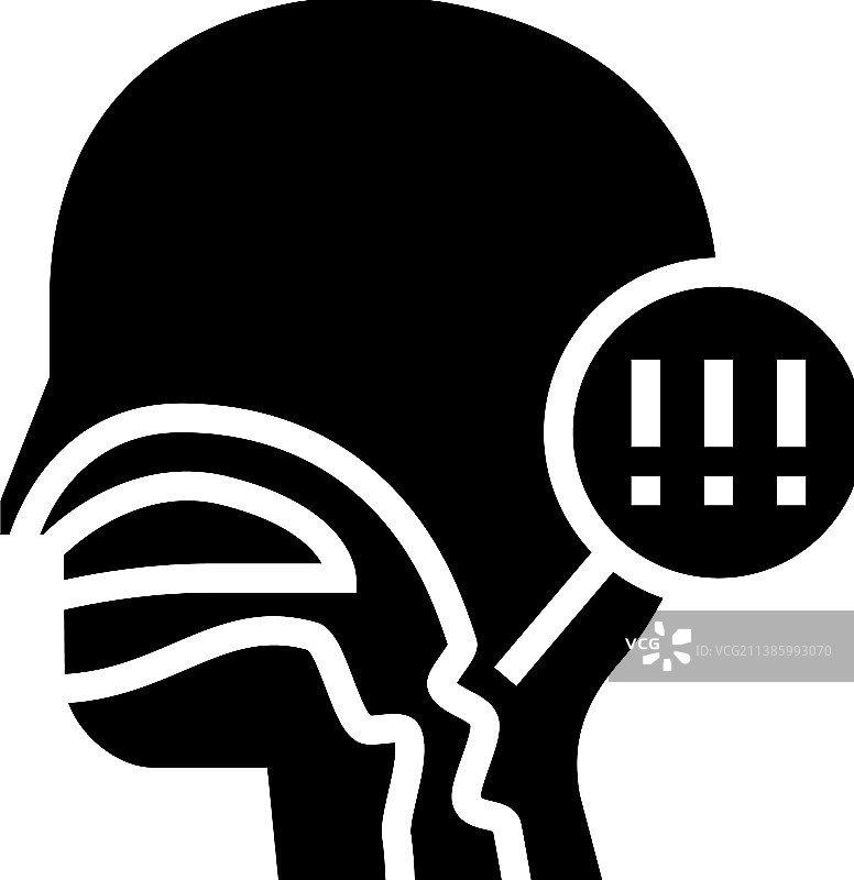 吞咽困难疾病标志符号图片素材