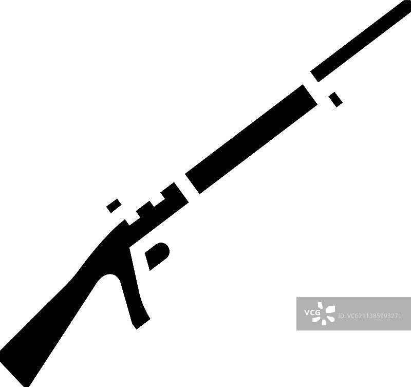 猎枪武器标志符号图片素材