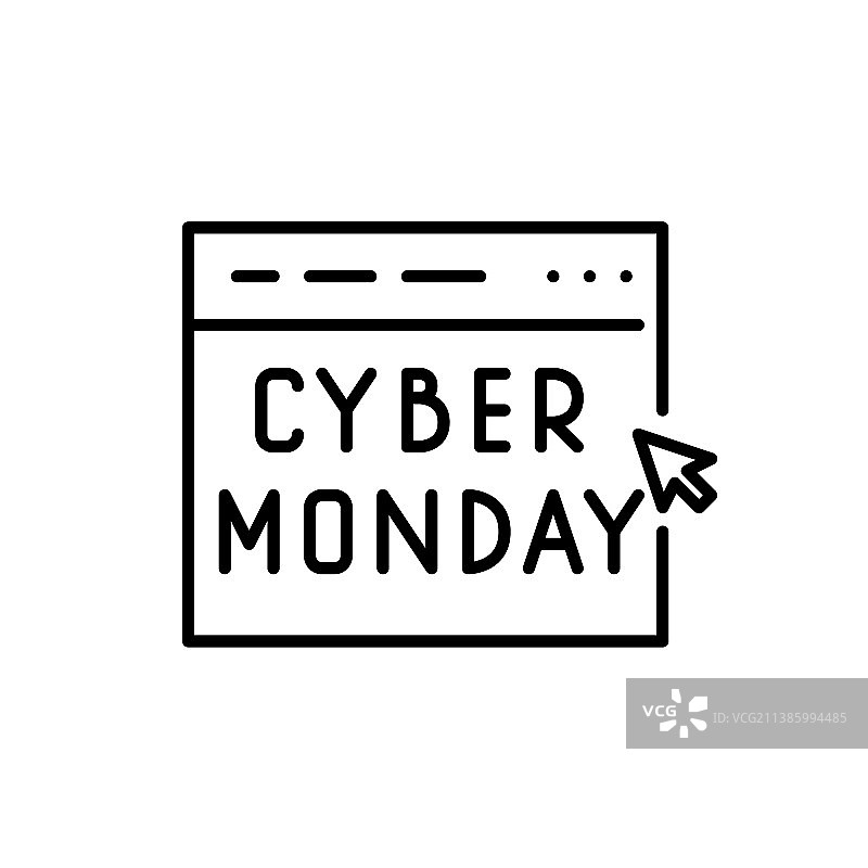 网络星期一年度在线促销活动图片素材