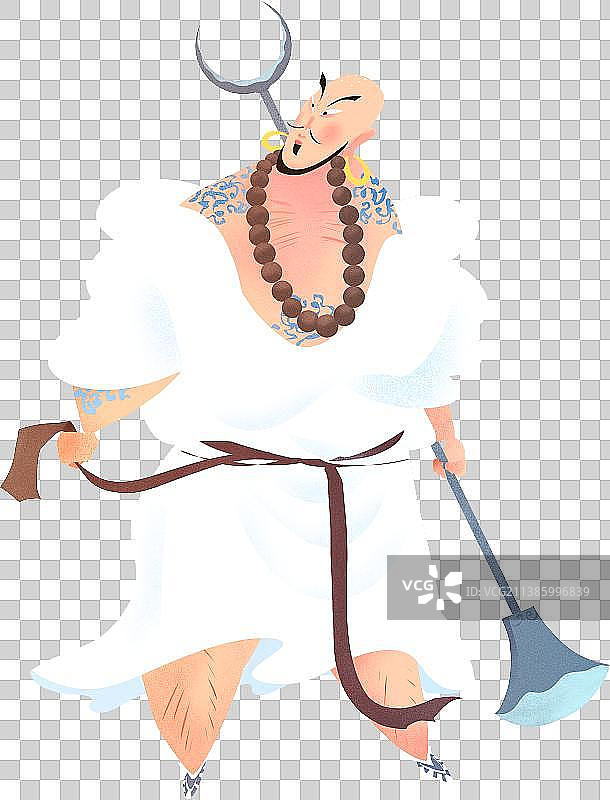 水浒传人物鲁智深图片素材