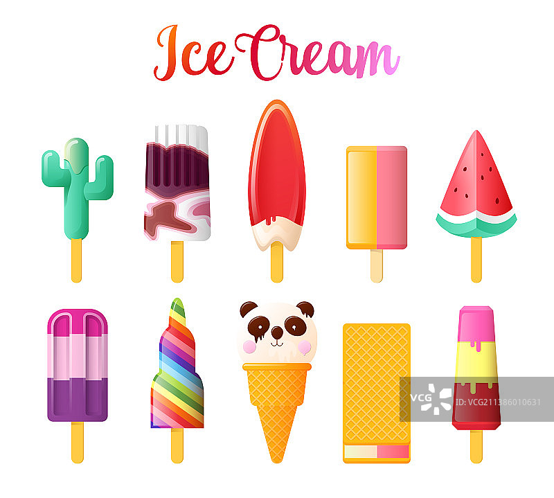 夏日冰淇淋图片素材