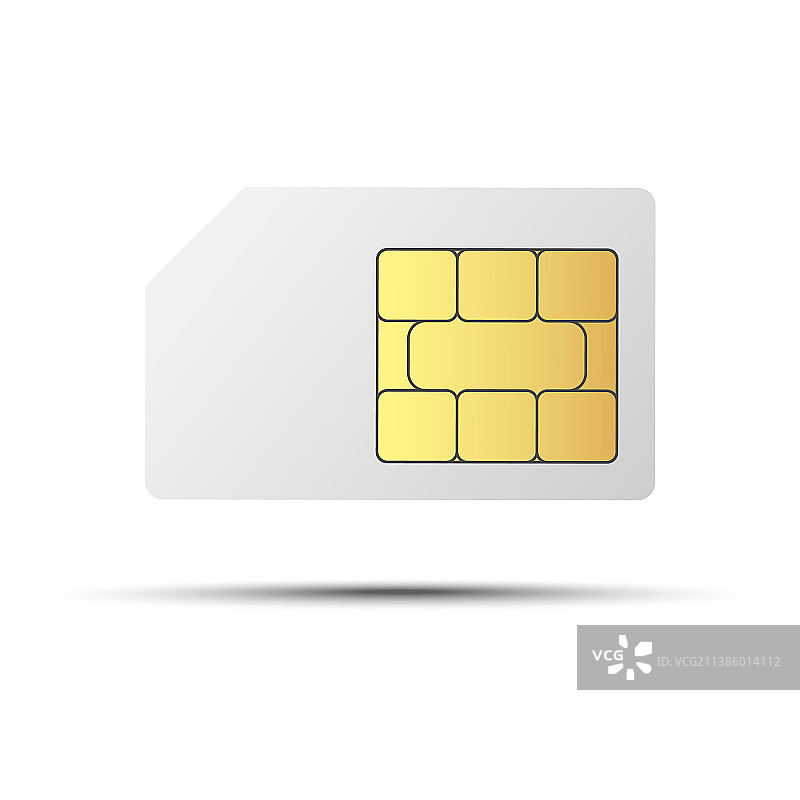 SIM卡手机芯片图标图片素材