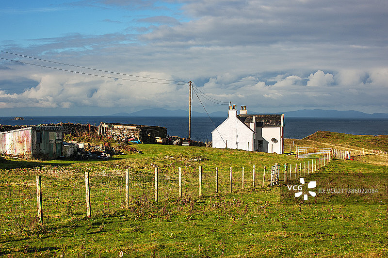 英国，苏格兰，天堂岛自然风景。图片素材