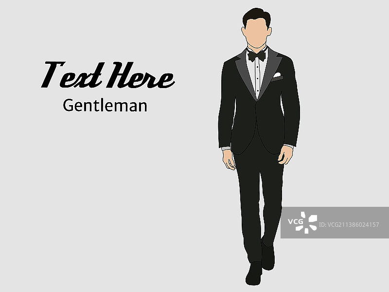 正式的无尾礼服图片素材