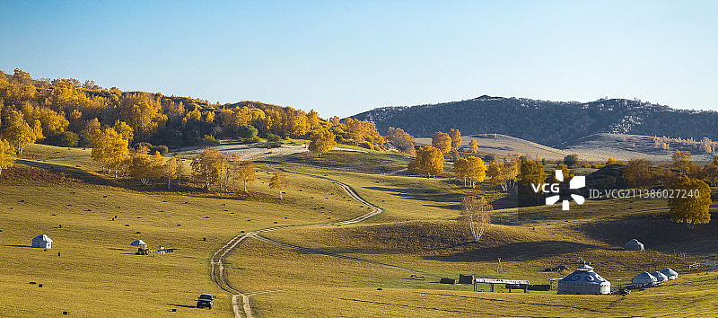 乌兰布统金秋图片素材