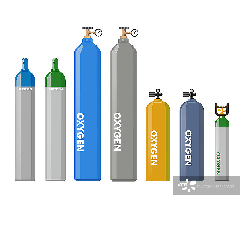 医疗氧气罐设备合集图片素材