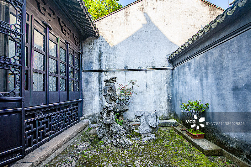 江苏苏州市昆山市周庄古镇周庄博物馆图片素材