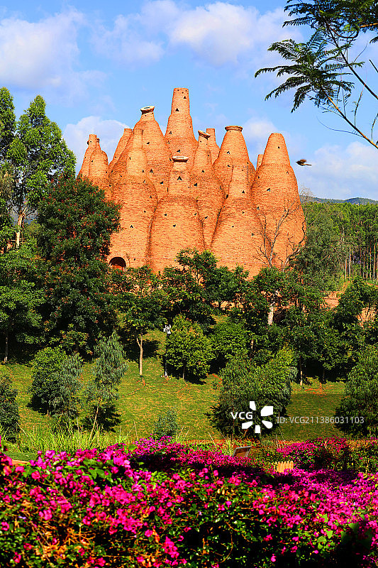 云南省红河州弥勒市东风韵艺术景区图片素材