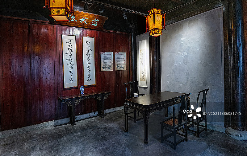 浙江宁波市江北区慈城古镇·药商博物馆图片素材