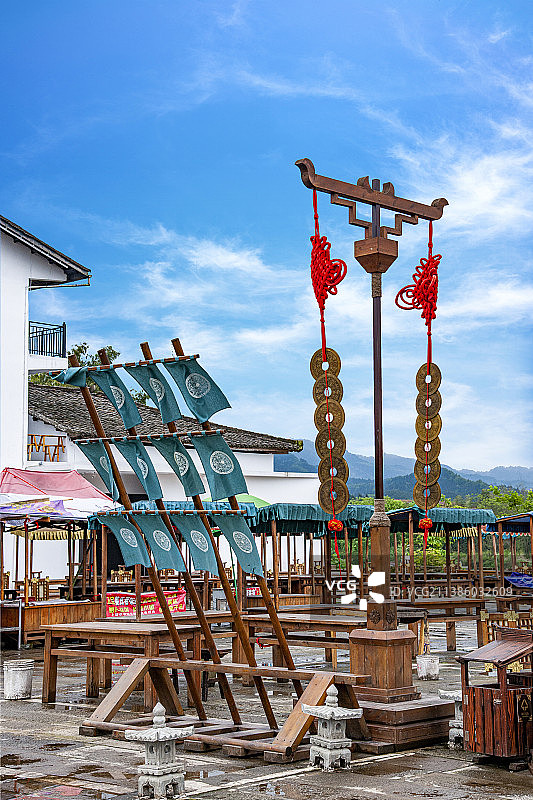 江西省鹰潭市龙虎山上清古镇图片素材