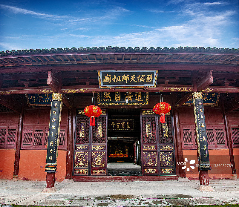 江西省鹰潭市龙虎山上清古镇天师祖庙留侯家庙图片素材