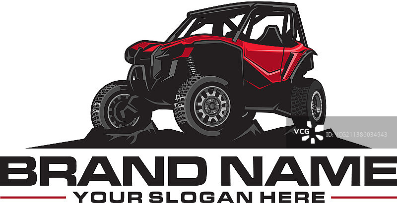 UTV红色标志图片素材