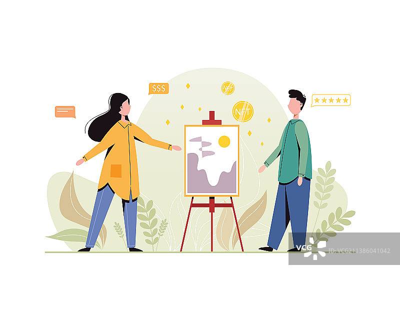 NFT非同质化代币技术图片素材