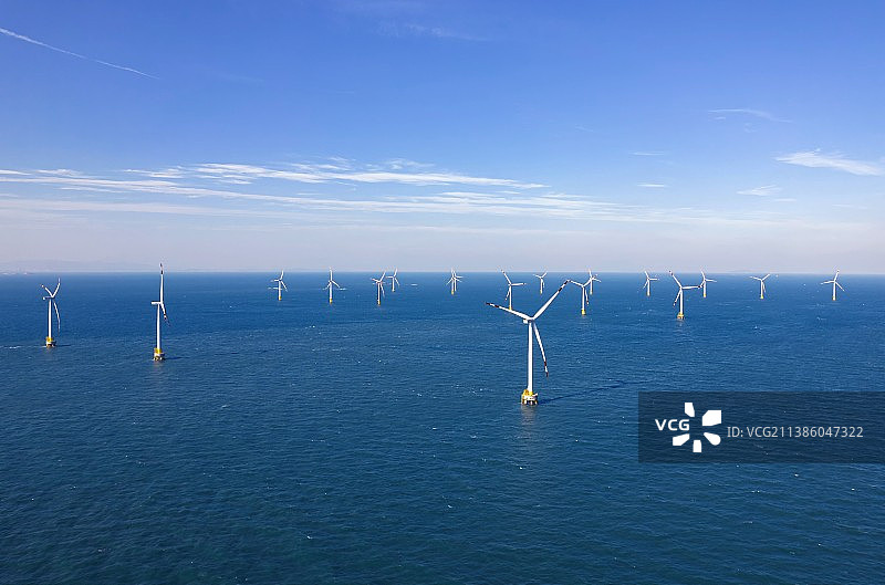 平潭岛南澳海上风车田图片素材