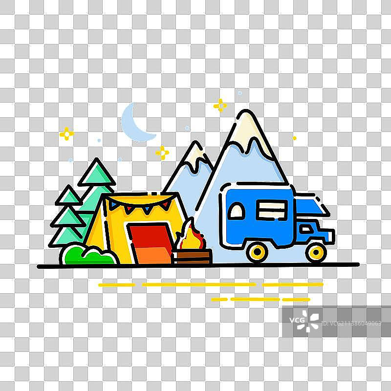 MBE风格插画图片素材