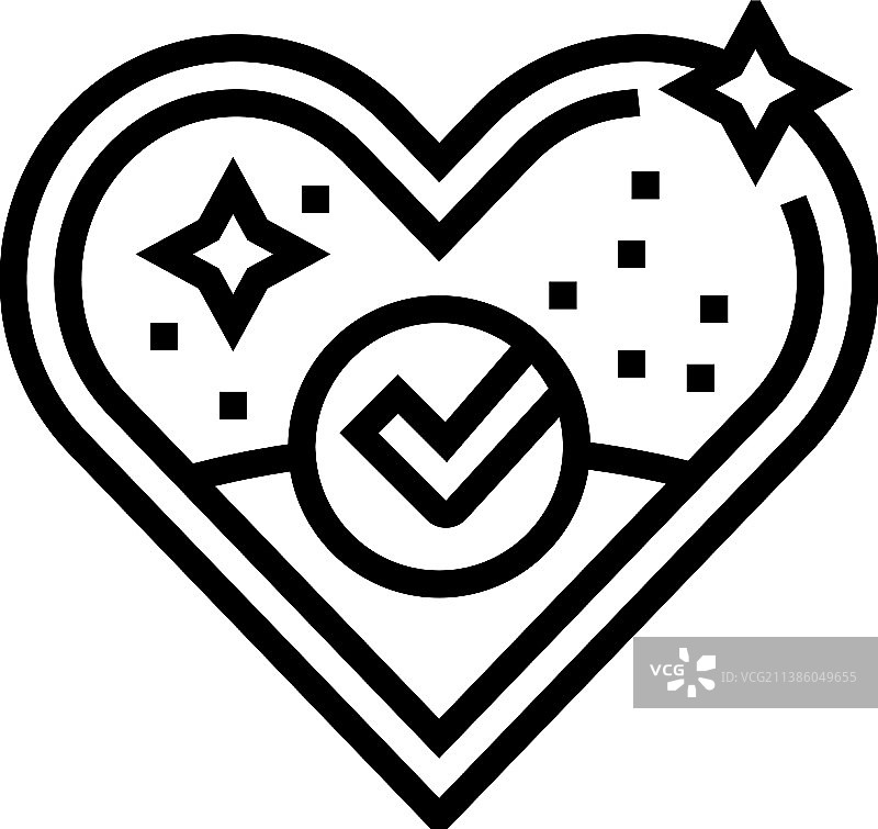 敏感皮肤专用环保化妆品线性图标图片素材