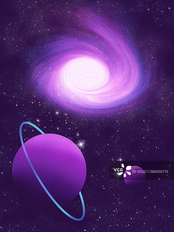 星空 紫色 光源 星际图片素材