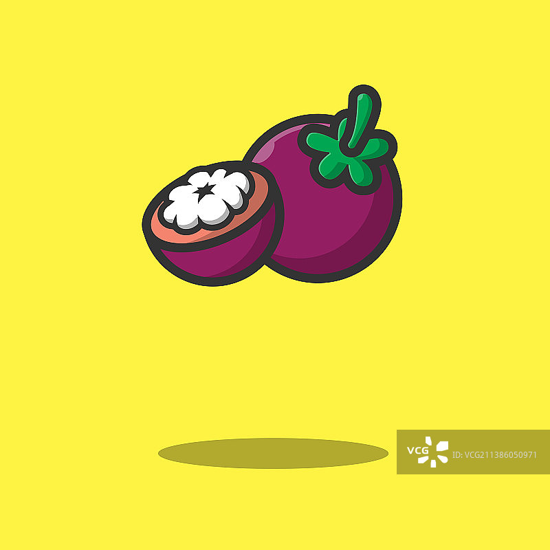 山竹果图片素材