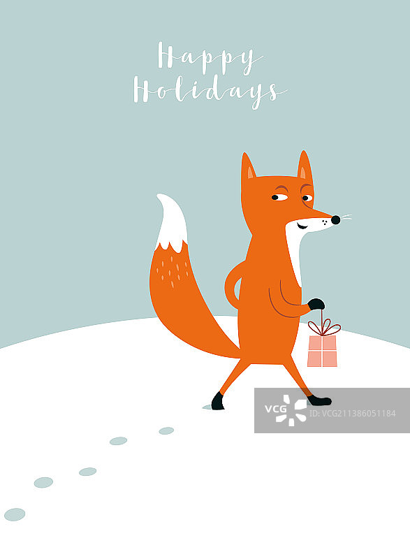 圣诞节和新年贺卡图片素材