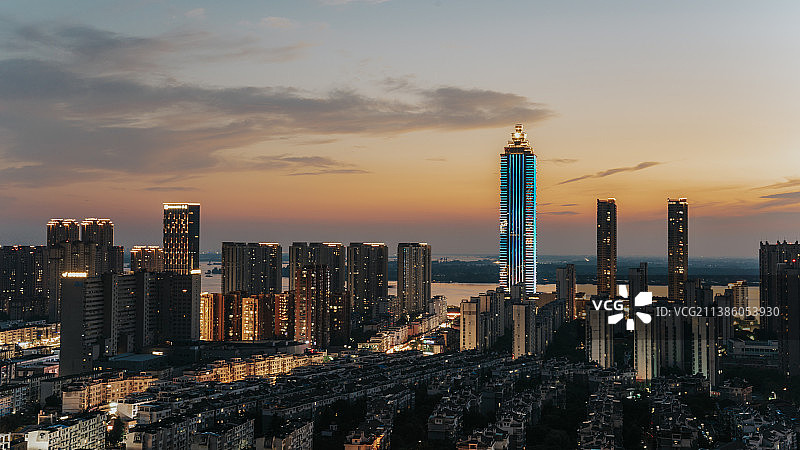 芜湖 华灯初上图片素材