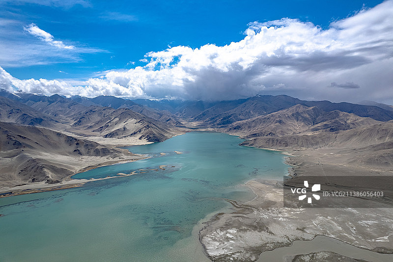 新疆白沙湖图片素材