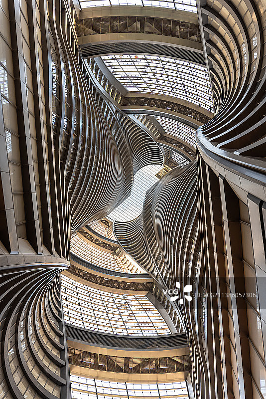 建筑内部中庭图片素材