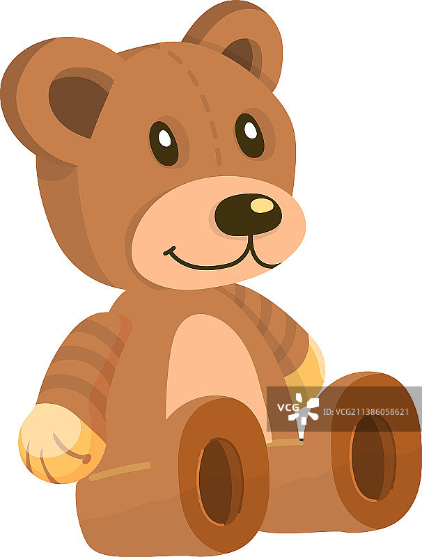 卡通泰迪熊毛绒玩具图片素材