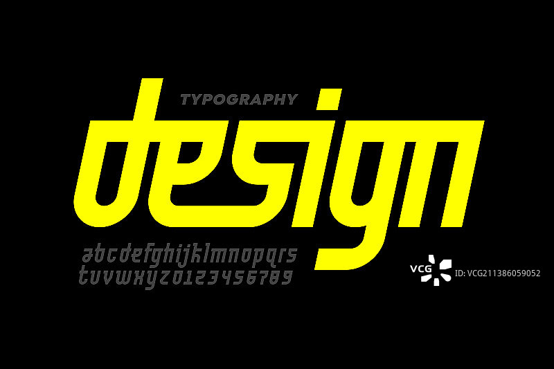 现代字体图片素材