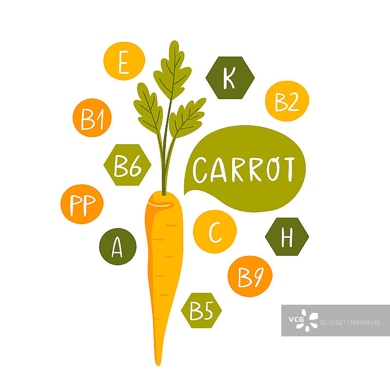 白色背景上的胡萝卜图片素材