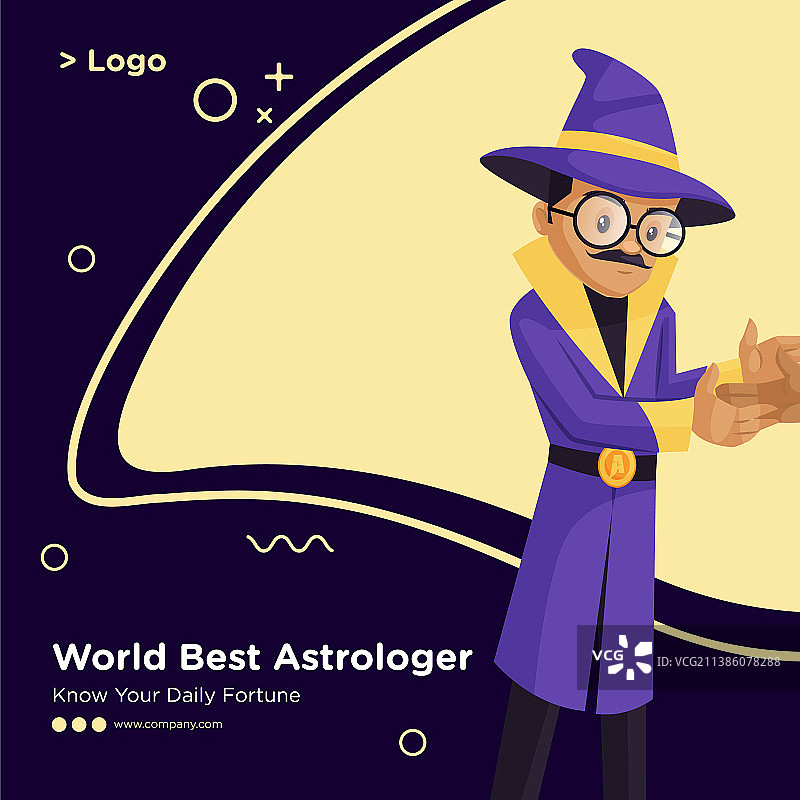 世界最佳占星家banner设计图片素材