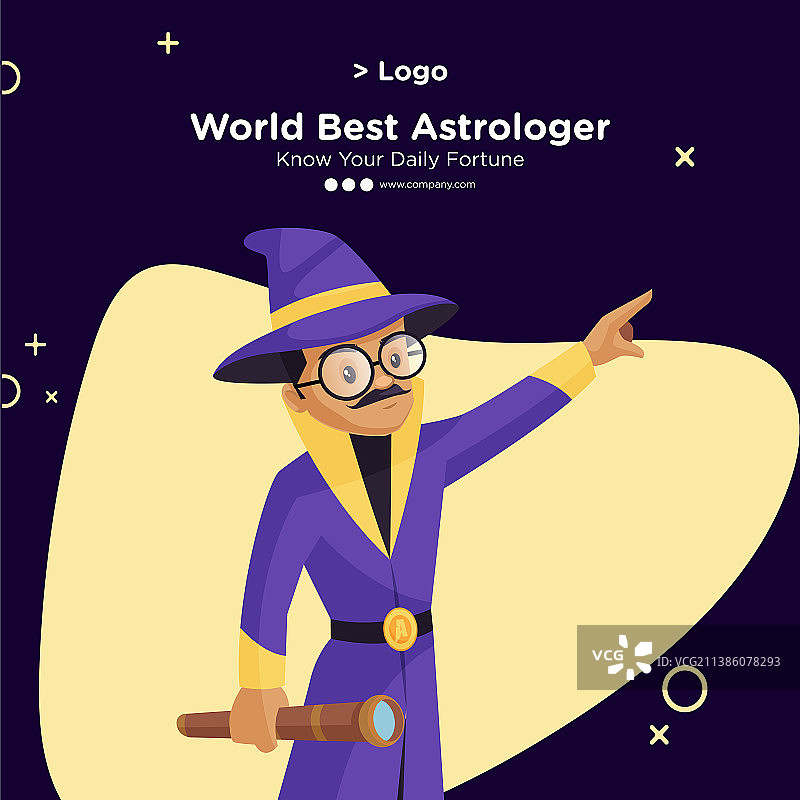世界最佳占星家banner设计图片素材