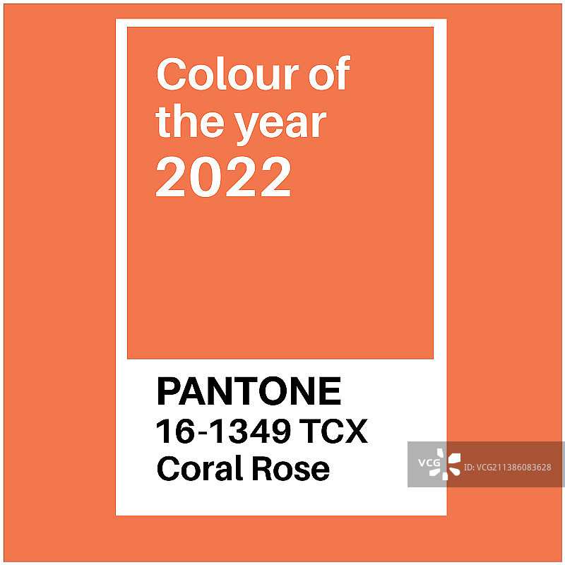 2022年流行色：珊瑚玫瑰色图片素材