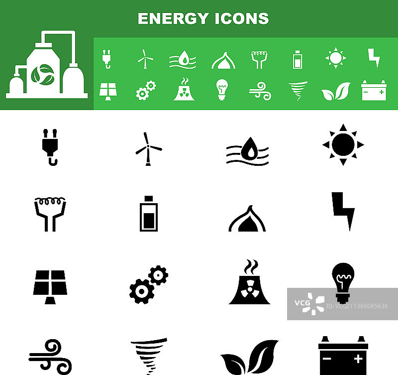 生态图标集图片素材