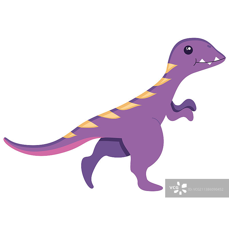 可爱的恐龙，用于装饰中生代育儿室图片素材