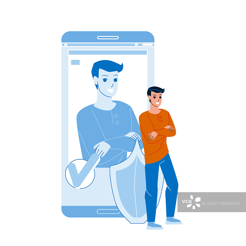 用户个人资料安全创新技术图片素材