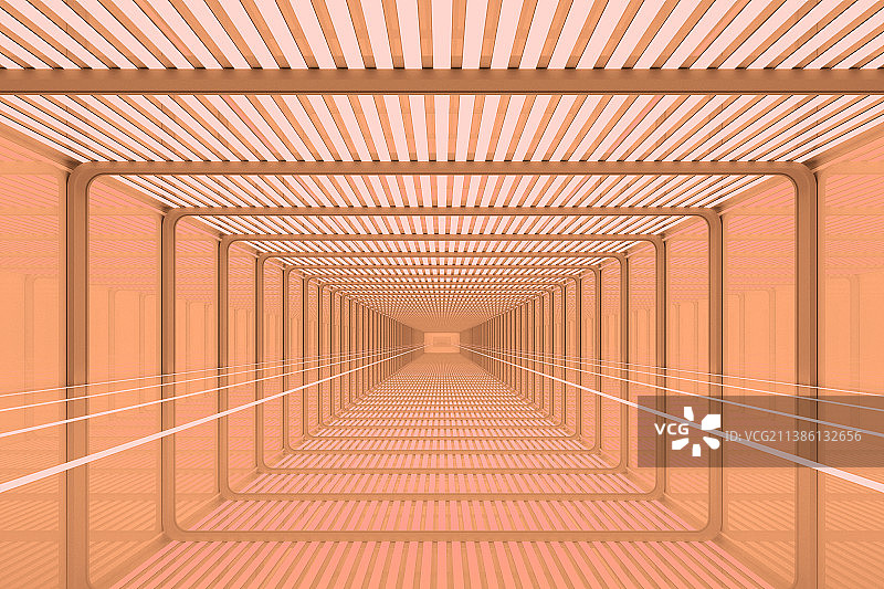 3D现代建筑空间内部图片素材