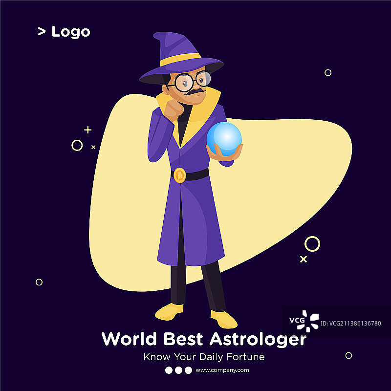 世界最佳占星家banner设计图片素材