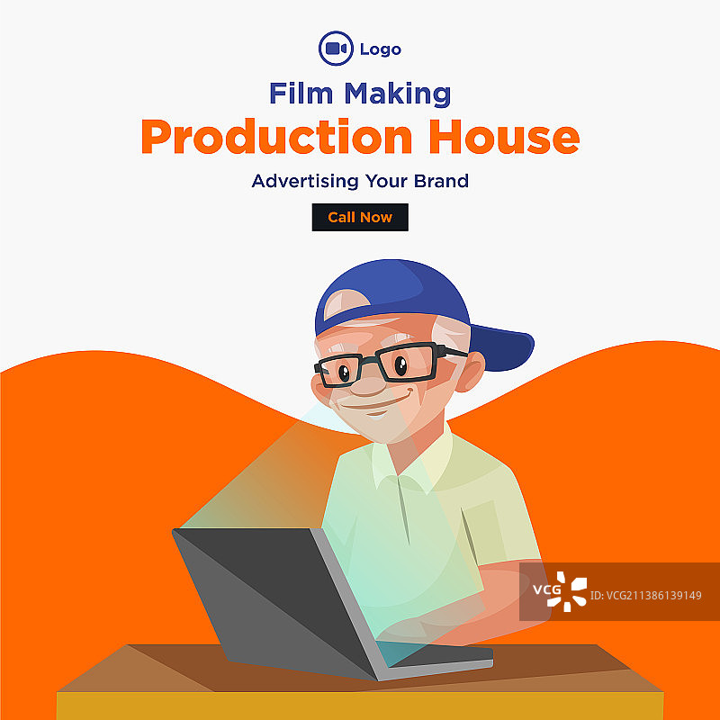 电影导演banner设计图片素材