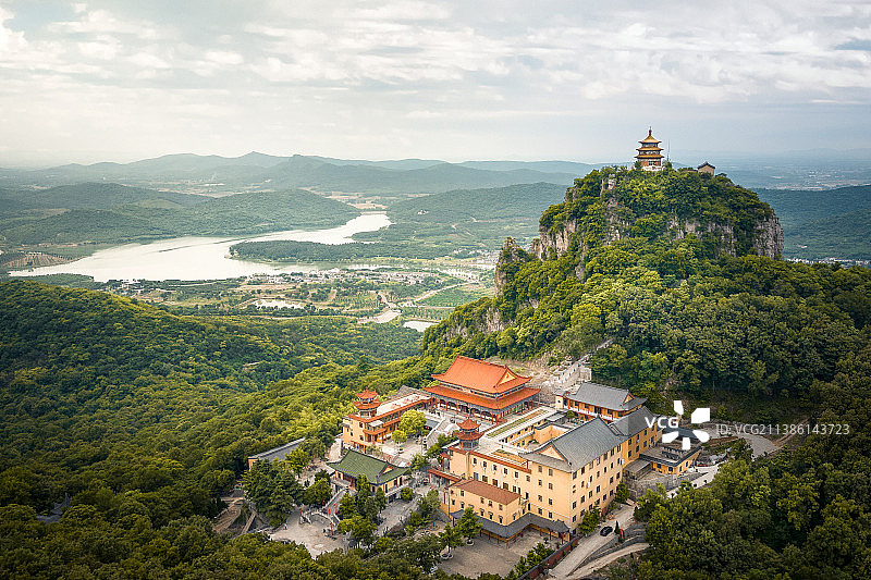 鸡笼山国家森林公园航拍图片素材