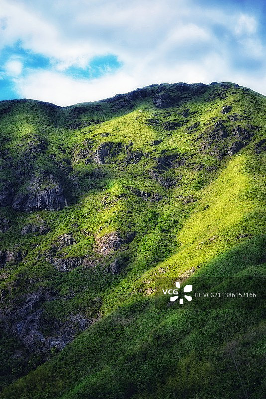 回望好汉坡图片素材