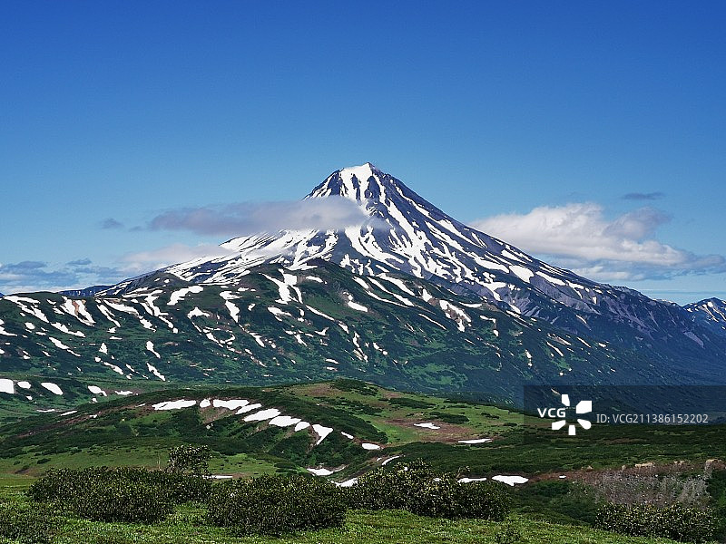 维柳钦斯基火山图片素材